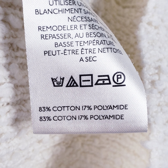 Free People Found My Friend Cardi Cardigan Sweater Cream Women's Large OB1329716 - Picture 11 of 15